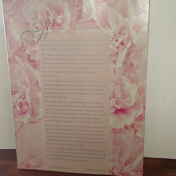 1995 Barbie as Eliza Doolittle in My Fair Lady NIB Mint Condition - Picture 8 of 10